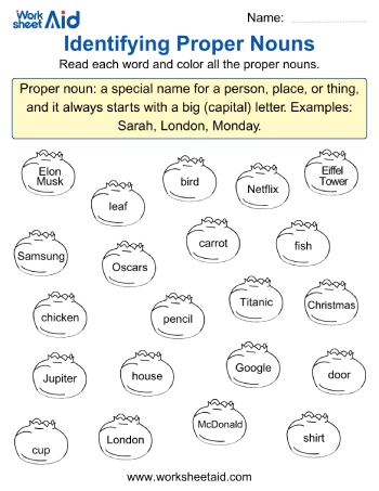 Identify Proper Nouns