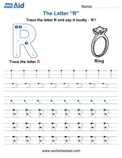 Letter R Worksheets Preschool