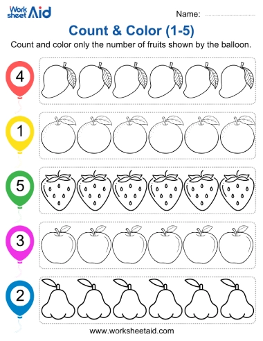 Count & Color (1-5)